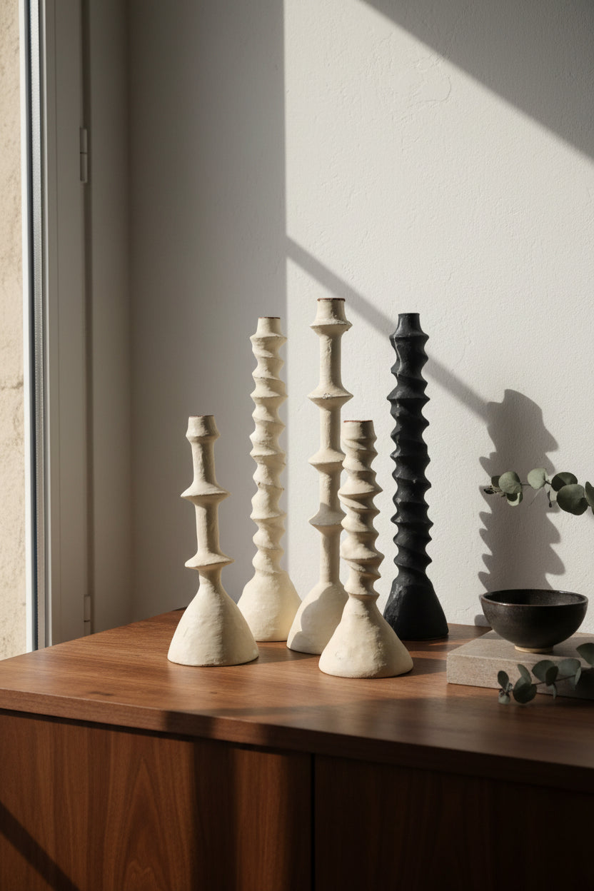 BOUGEOIRS PAPIER MÂCHÉ V