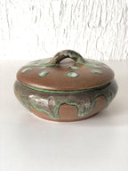 BONBONNIERE Grès de Puisaye  Signé ALFRED LEBRET.