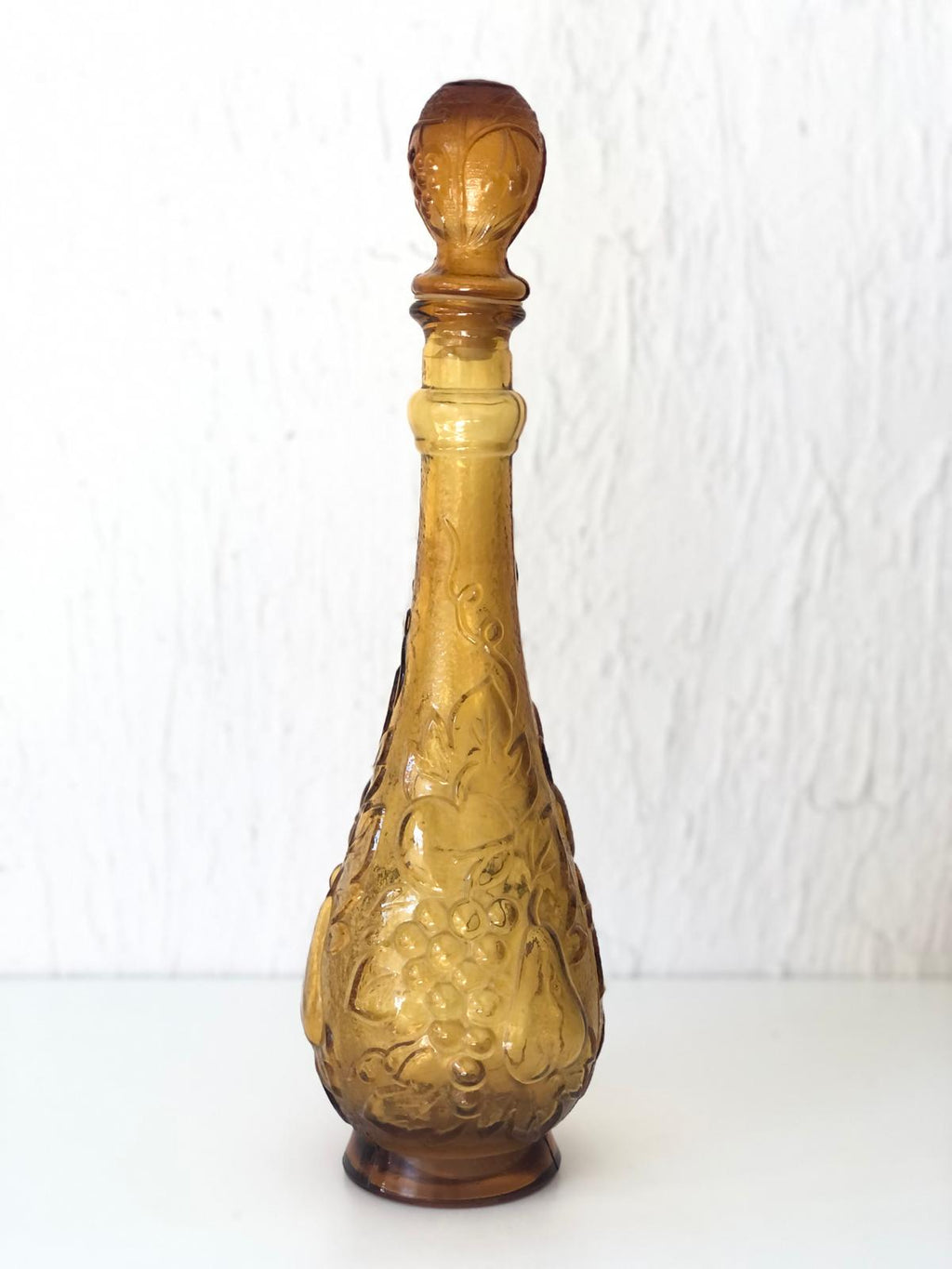 BOUTEILLE Verre Grapevine d'Empoli Italie. V