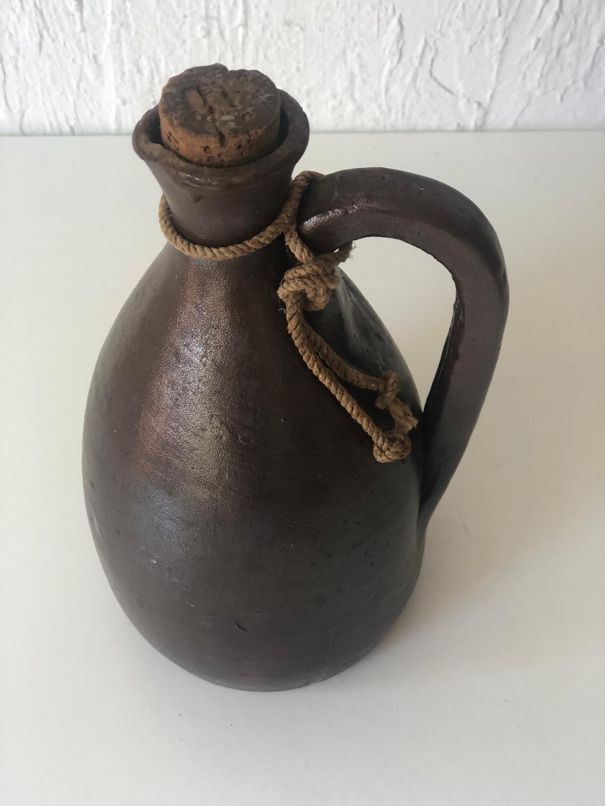 CRUCHE Grès  Estampillé Corde