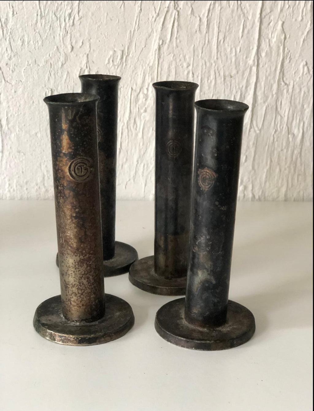 BOUGEOIRS ACIER FER Travaillés à la main V