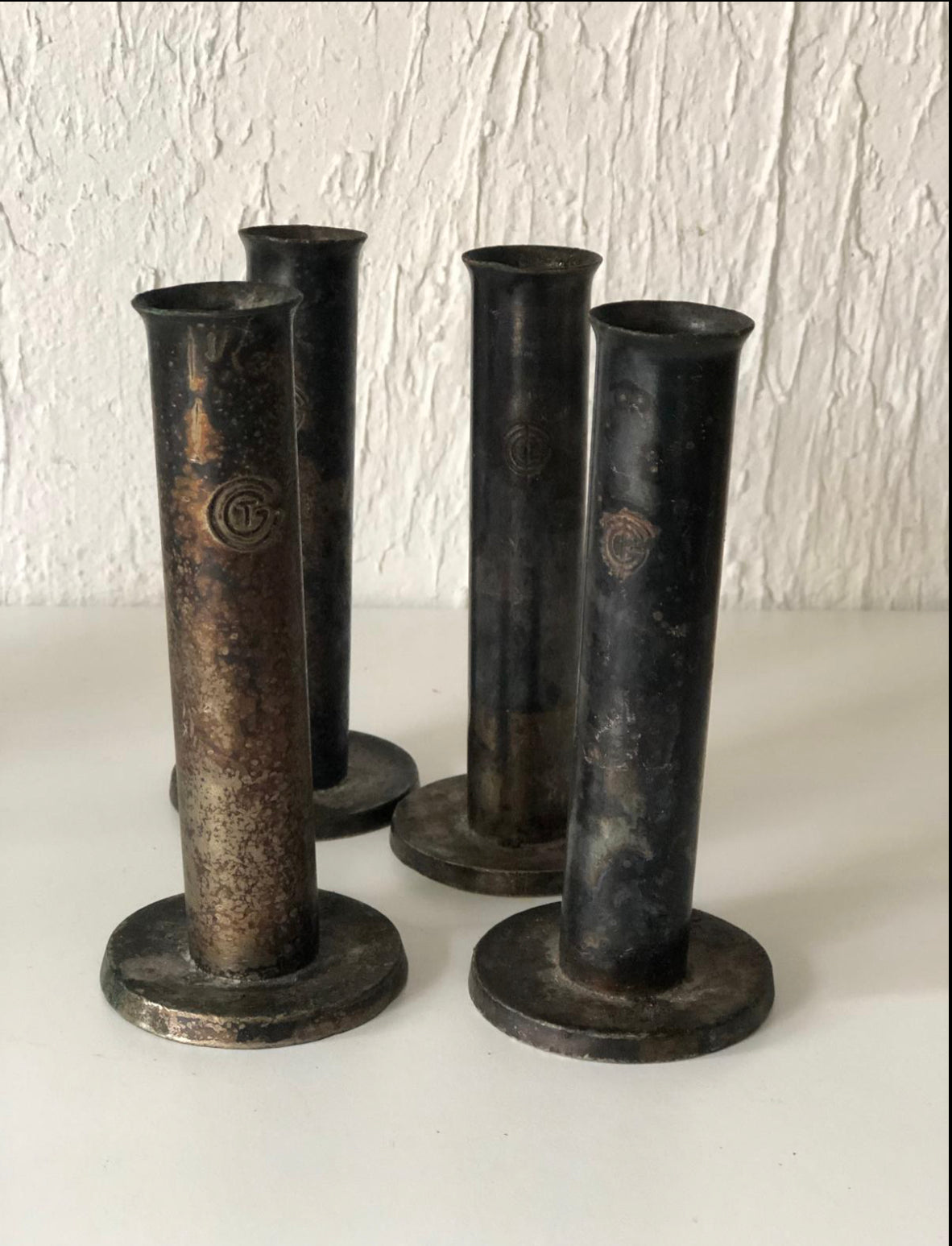 BOUGEOIRS ACIER FER Travaillés à la main V