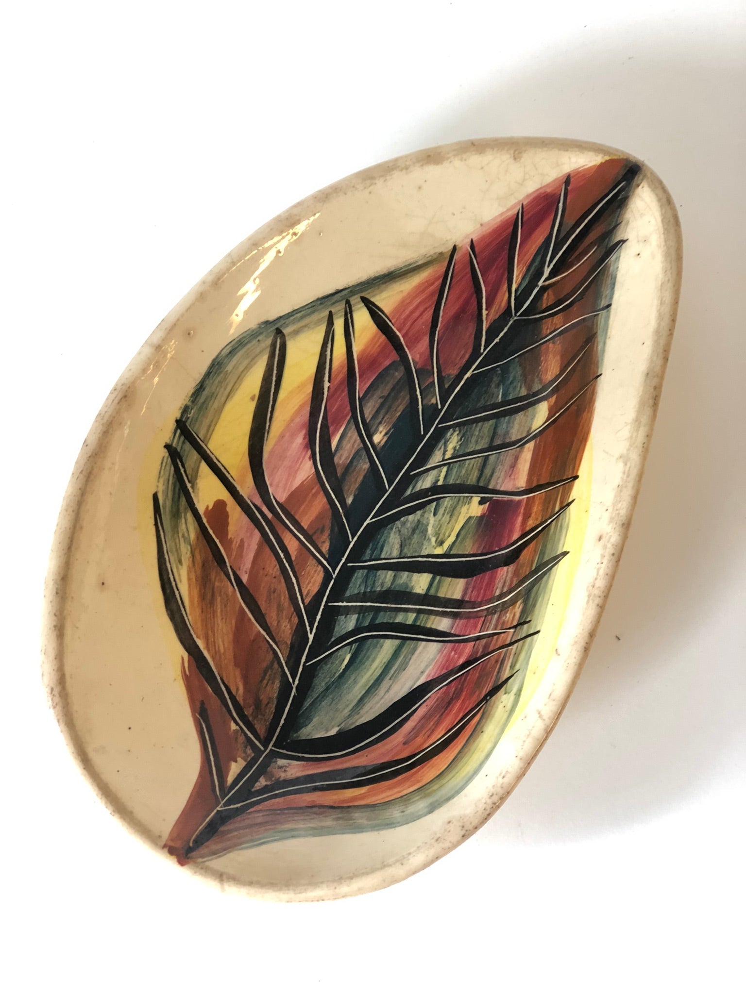 PLAT DE TABLE Céramique Année 70