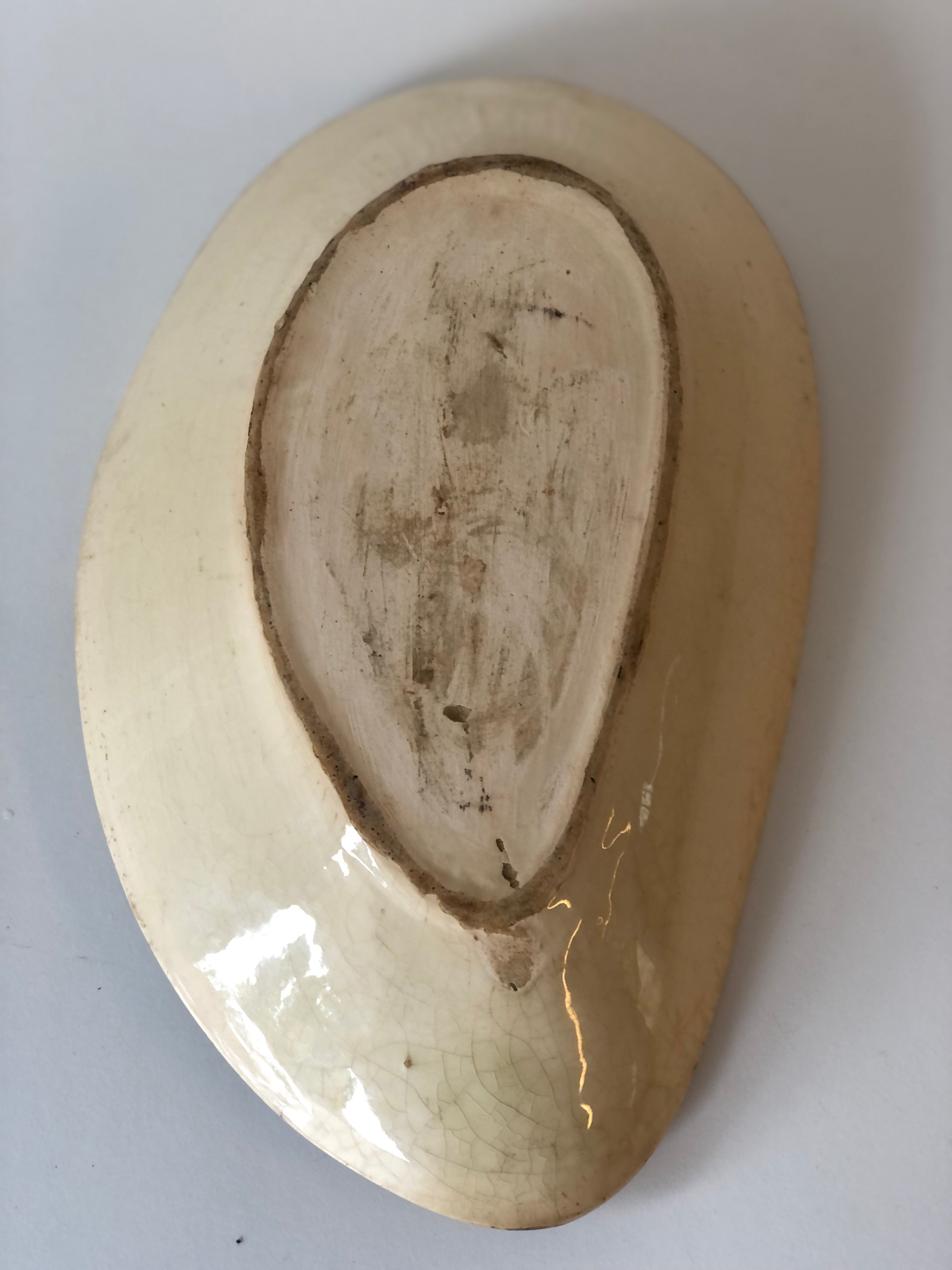 PLAT DE TABLE Céramique Année 70