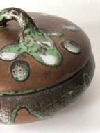 BONBONNIERE Grès de Puisaye  Signé ALFRED LEBRET.