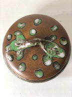 BONBONNIERE Grès de Puisaye  Signé ALFRED LEBRET.