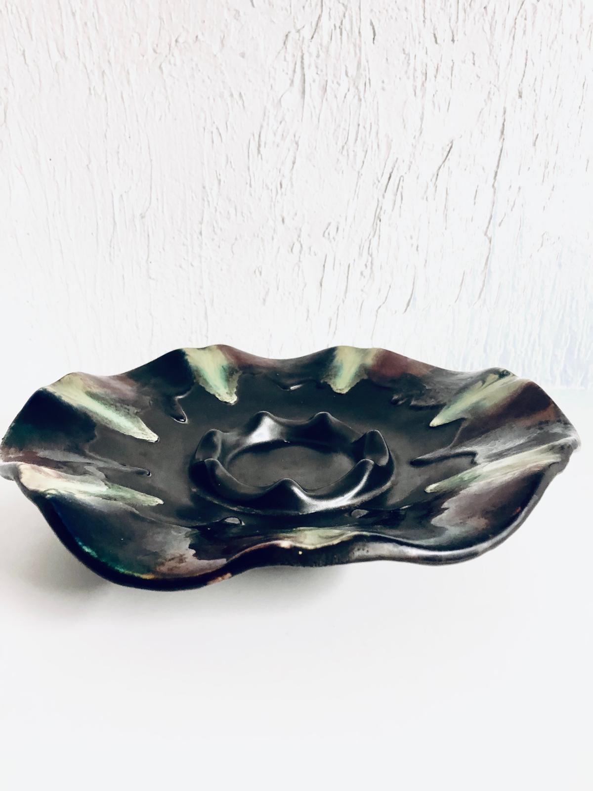 PLAT CERAMIQUE FAT LAVA West Germany  V