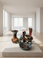 POELON  TERRE CUITE Signé VALLAURIS