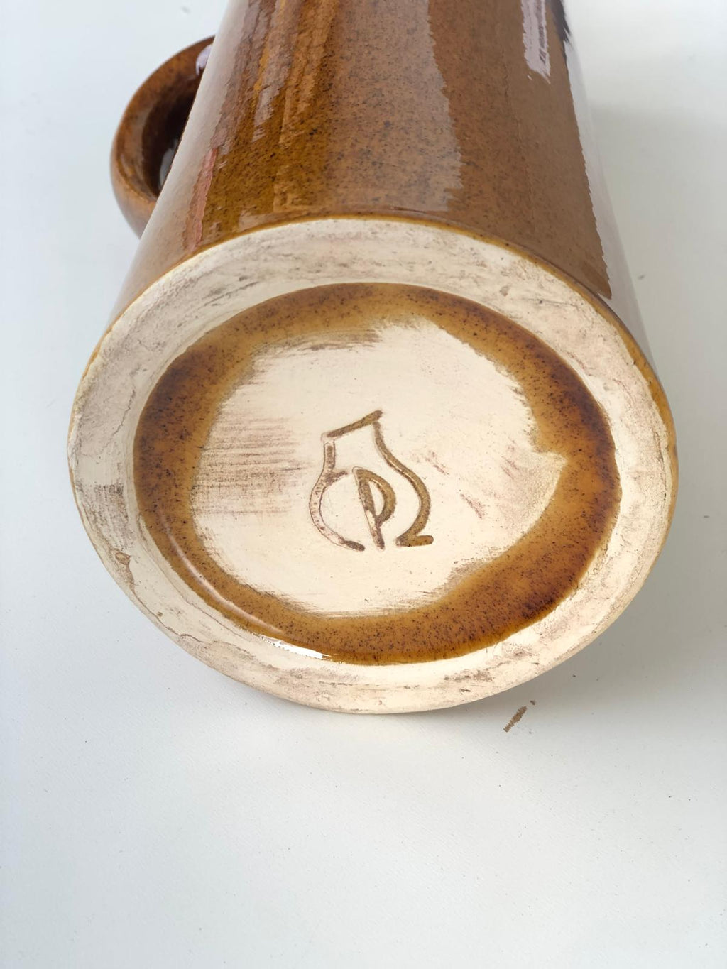 SERVICE ICED TEA  7 Pieces GLADYS  Signé Claude PACI Atelier de VALLAURIS 1970