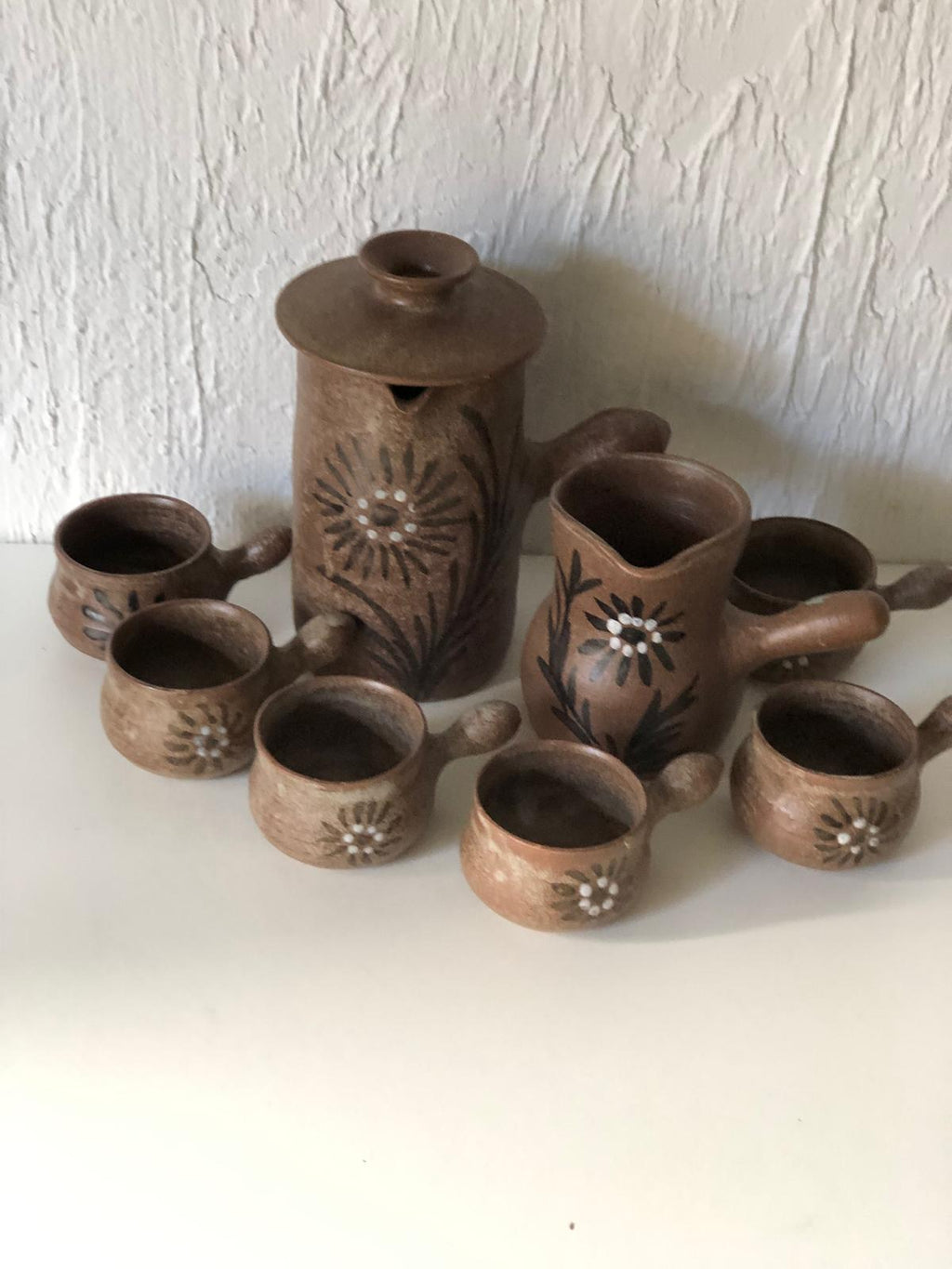 SERVICE A CAFE / THE Terre Cuite 8 pièces