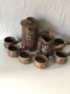 SERVICE A CAFE / THE Terre Cuite 8 pièces