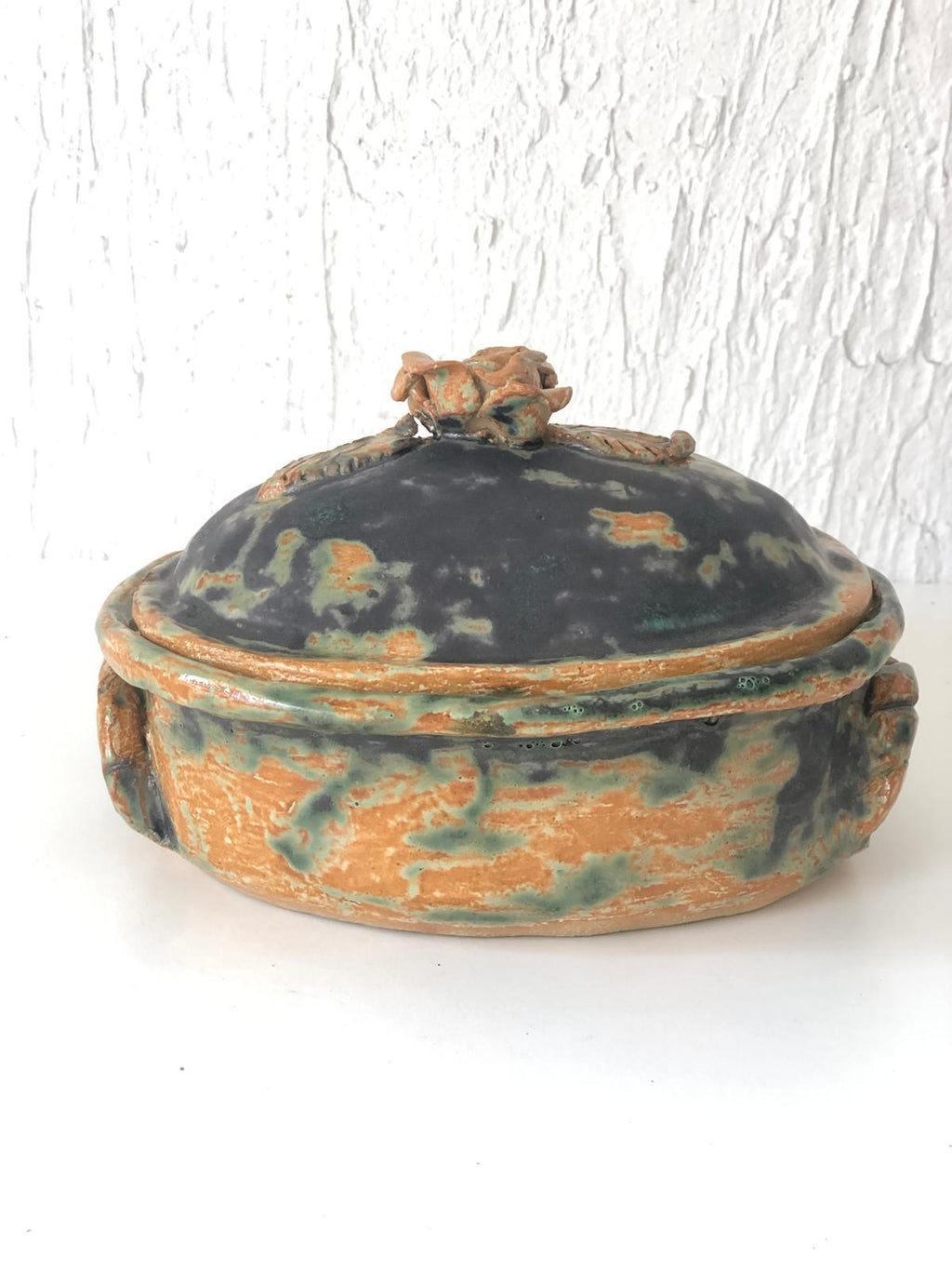 SOUPIERE Terre cuite Emaillée Vintage