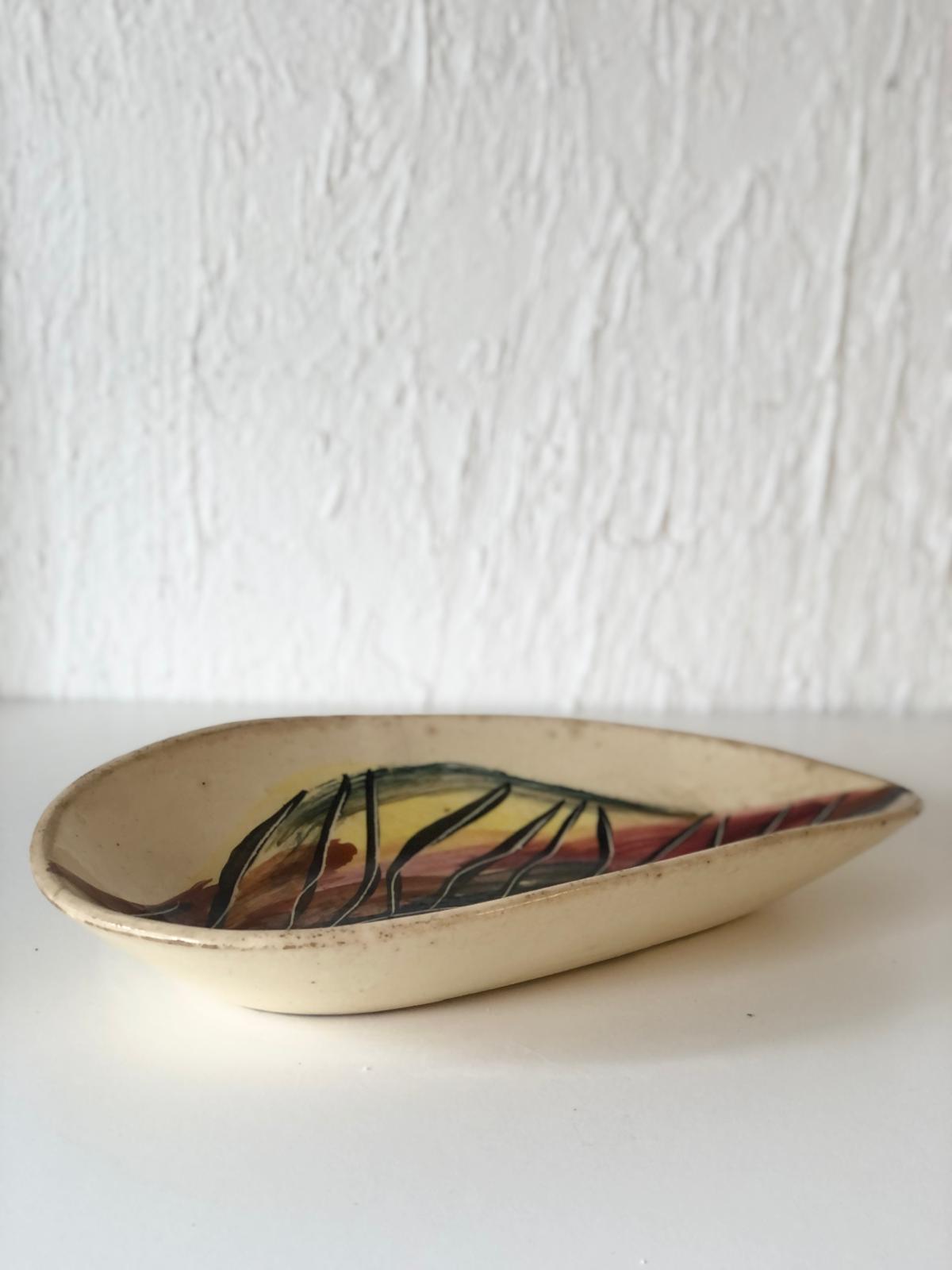 PLAT DE TABLE Céramique Année 70