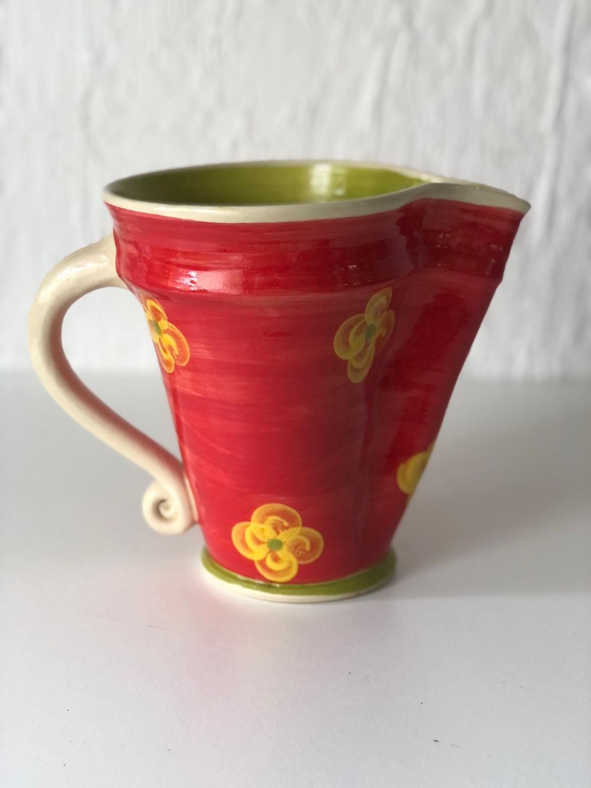 VASE FLEURI Acidulé 🖊 L'atelier du Potier