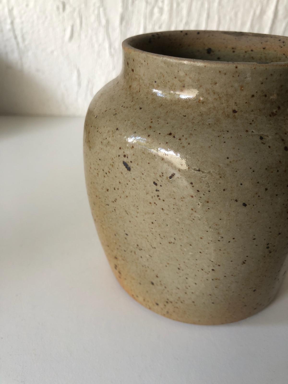 VASE Grès PYRITE.