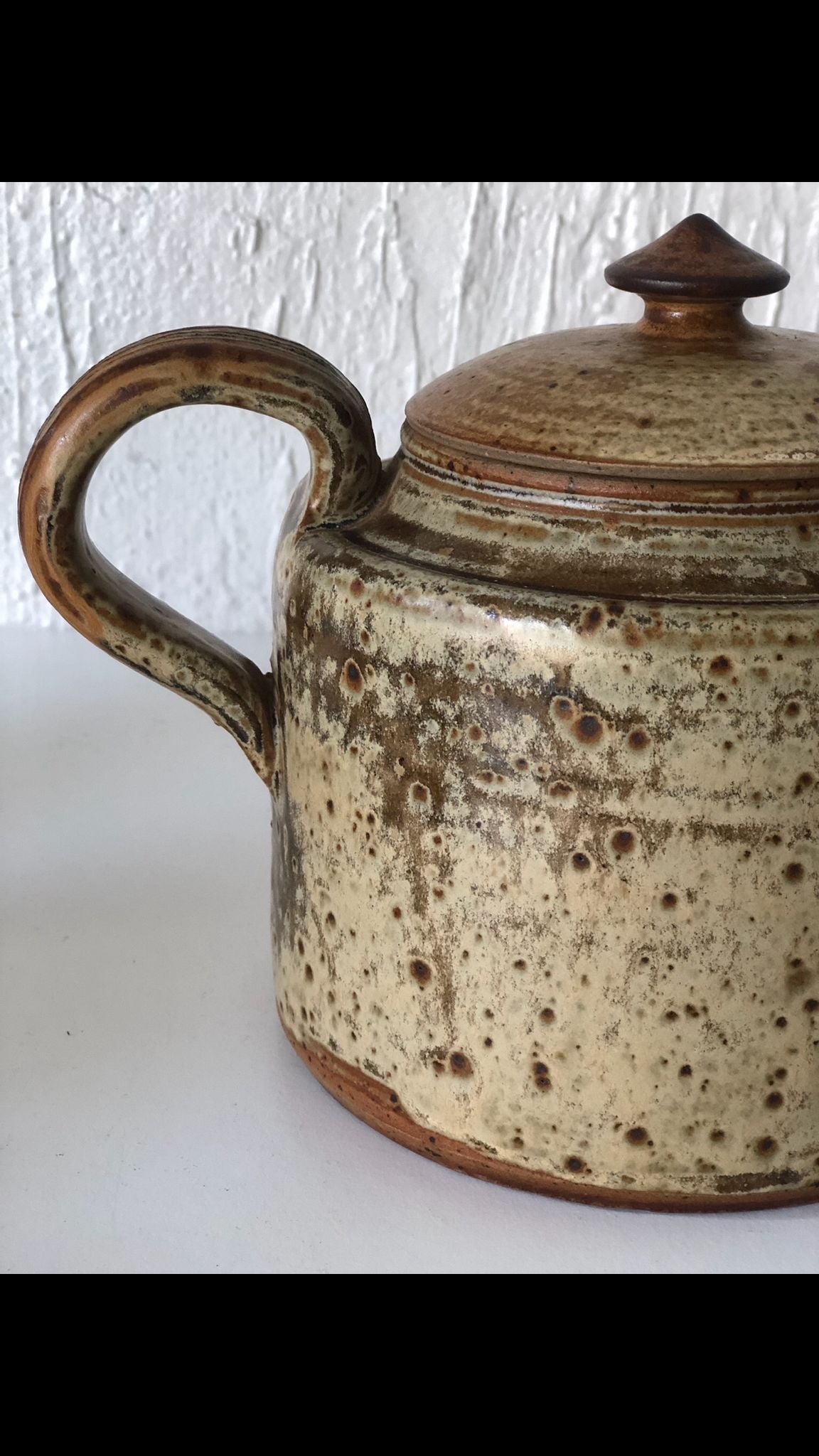 THÉIÈRE Grès PYRITE  ST AMAND EN PUISAYE Estampillé