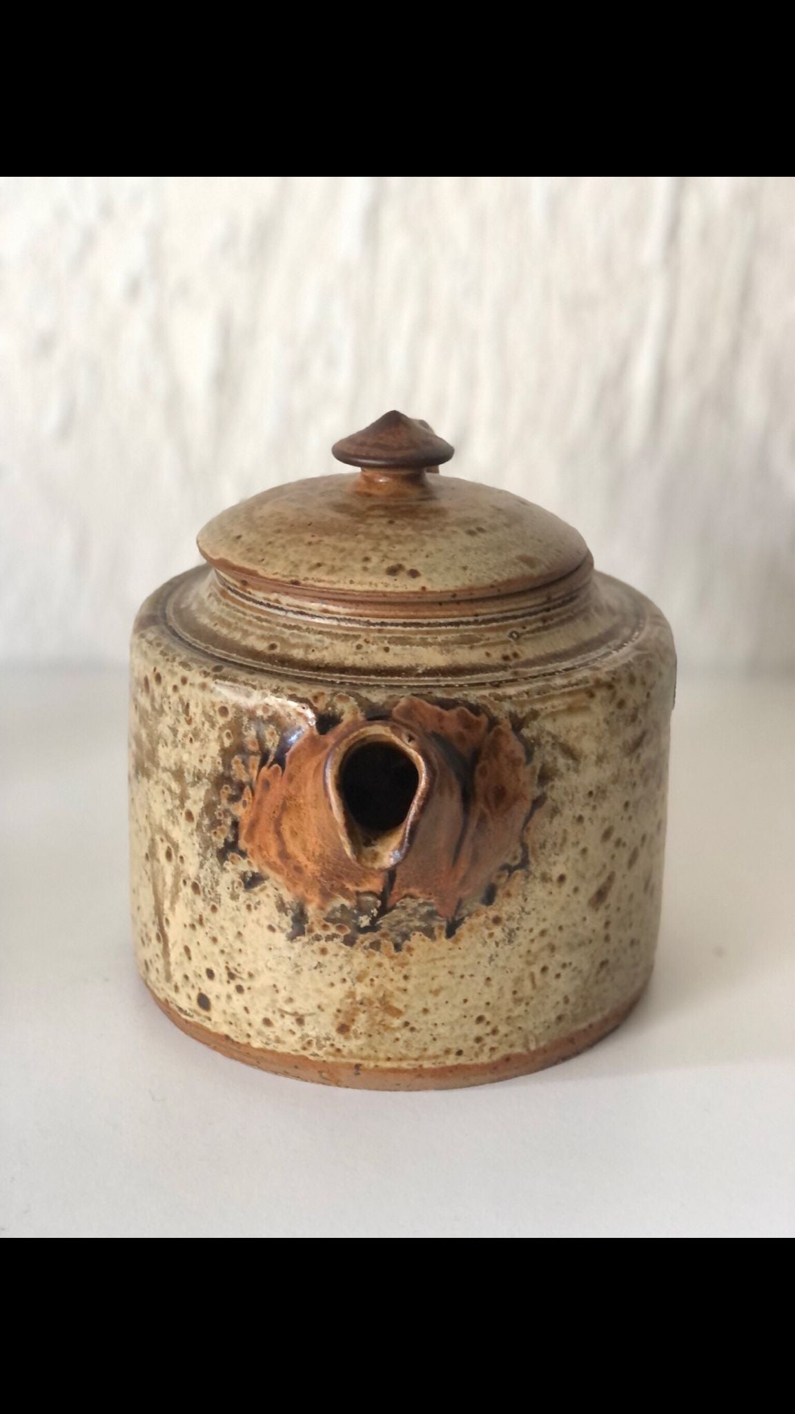 THÉIÈRE Grès PYRITE  ST AMAND EN PUISAYE Estampillé