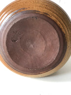 POT MOUTARDE Grès Strié