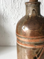 BOUTEILLE Grès Motif Estampillé