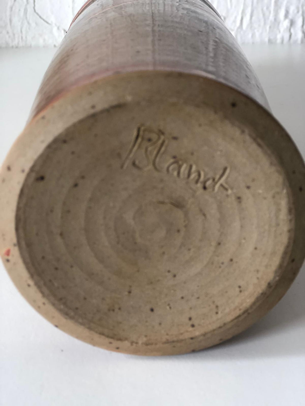 BOUTEILLE Grès Motif Estampillé