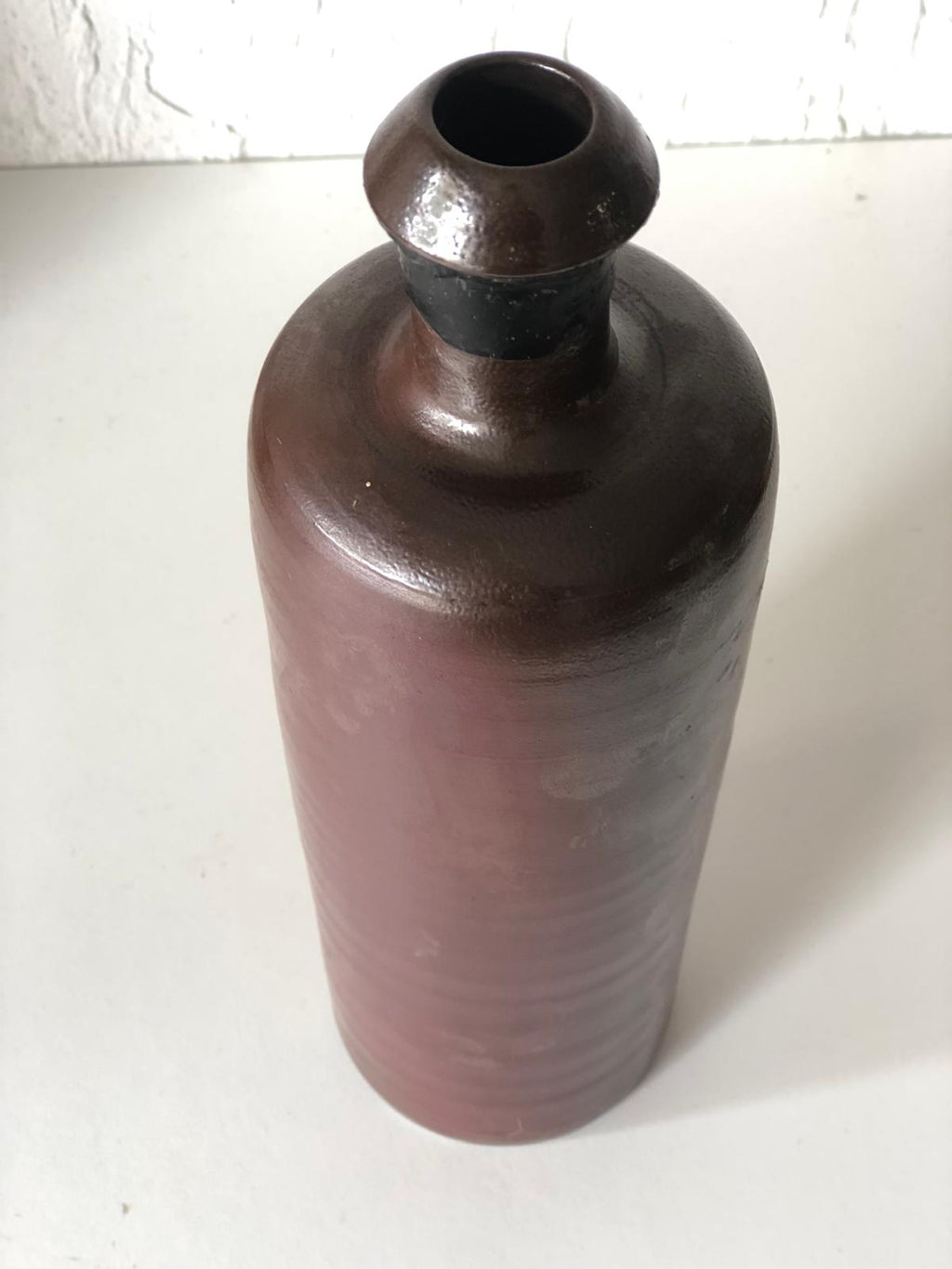 BOUTEILLE Grès Brun Estampillé