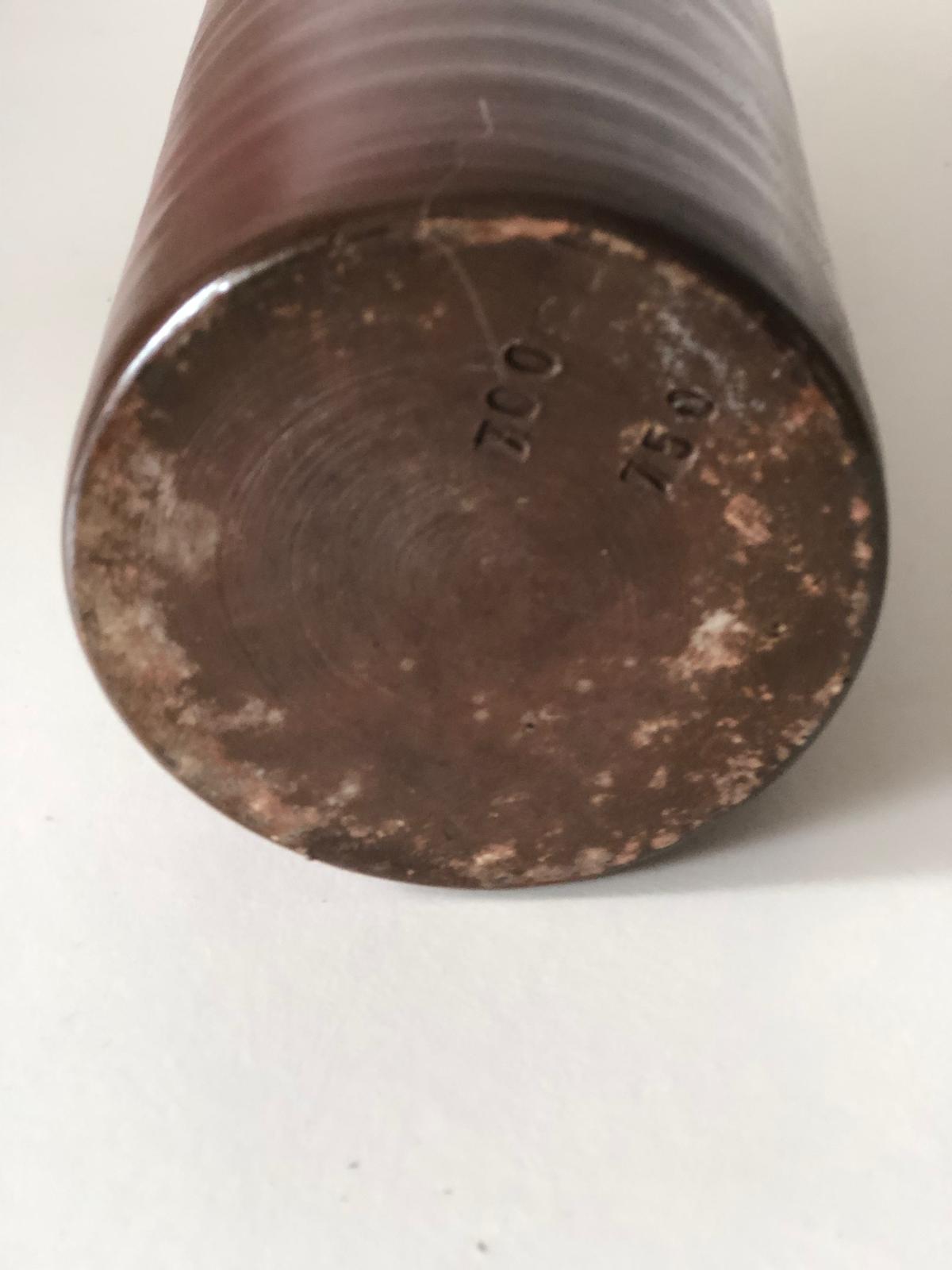 BOUTEILLE Grès Brun Estampillé