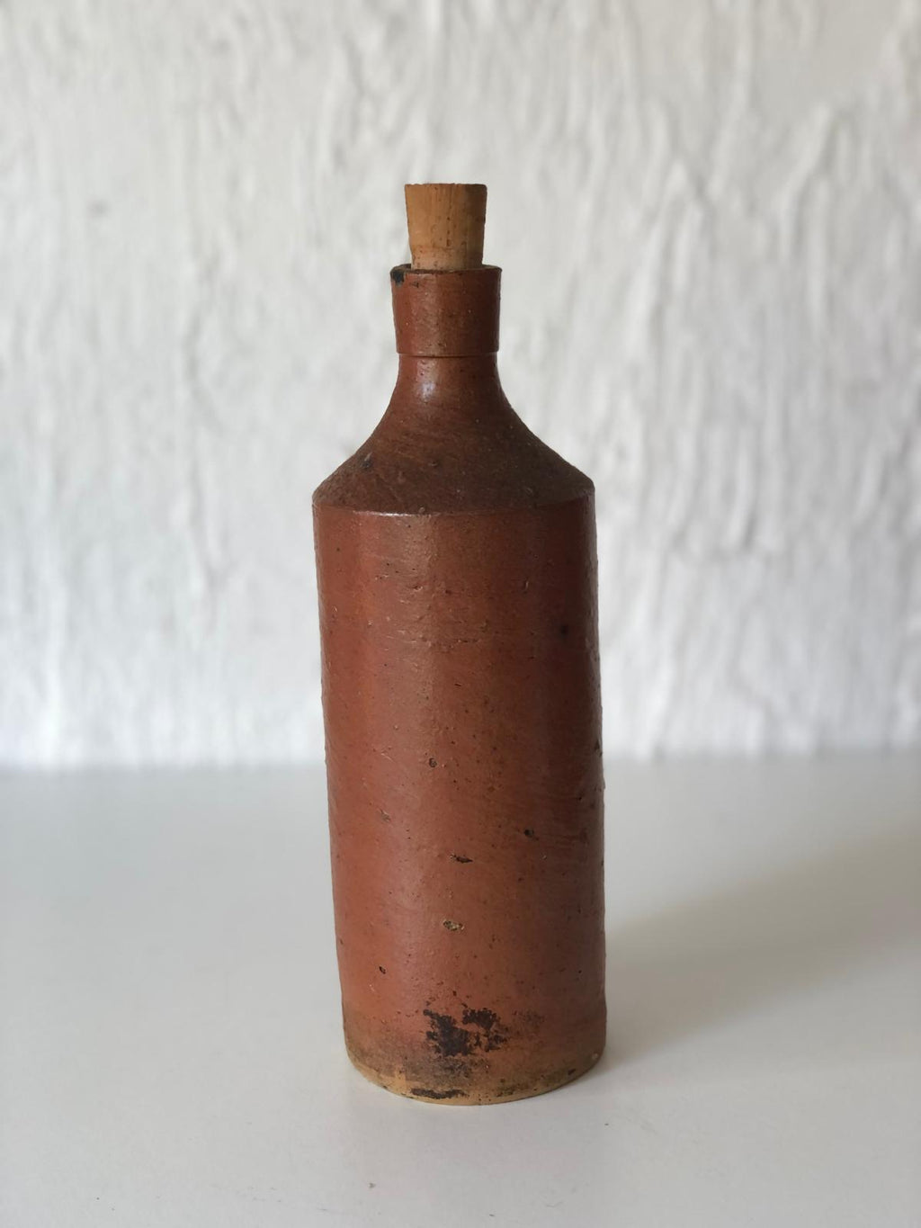 BOUTEILLE en Terre Cuite Brun