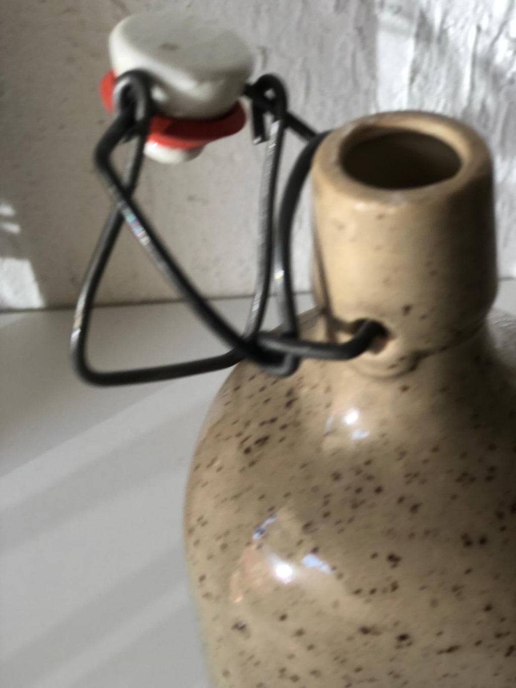 BOUTEILLE Bouchon Grès Moucheté