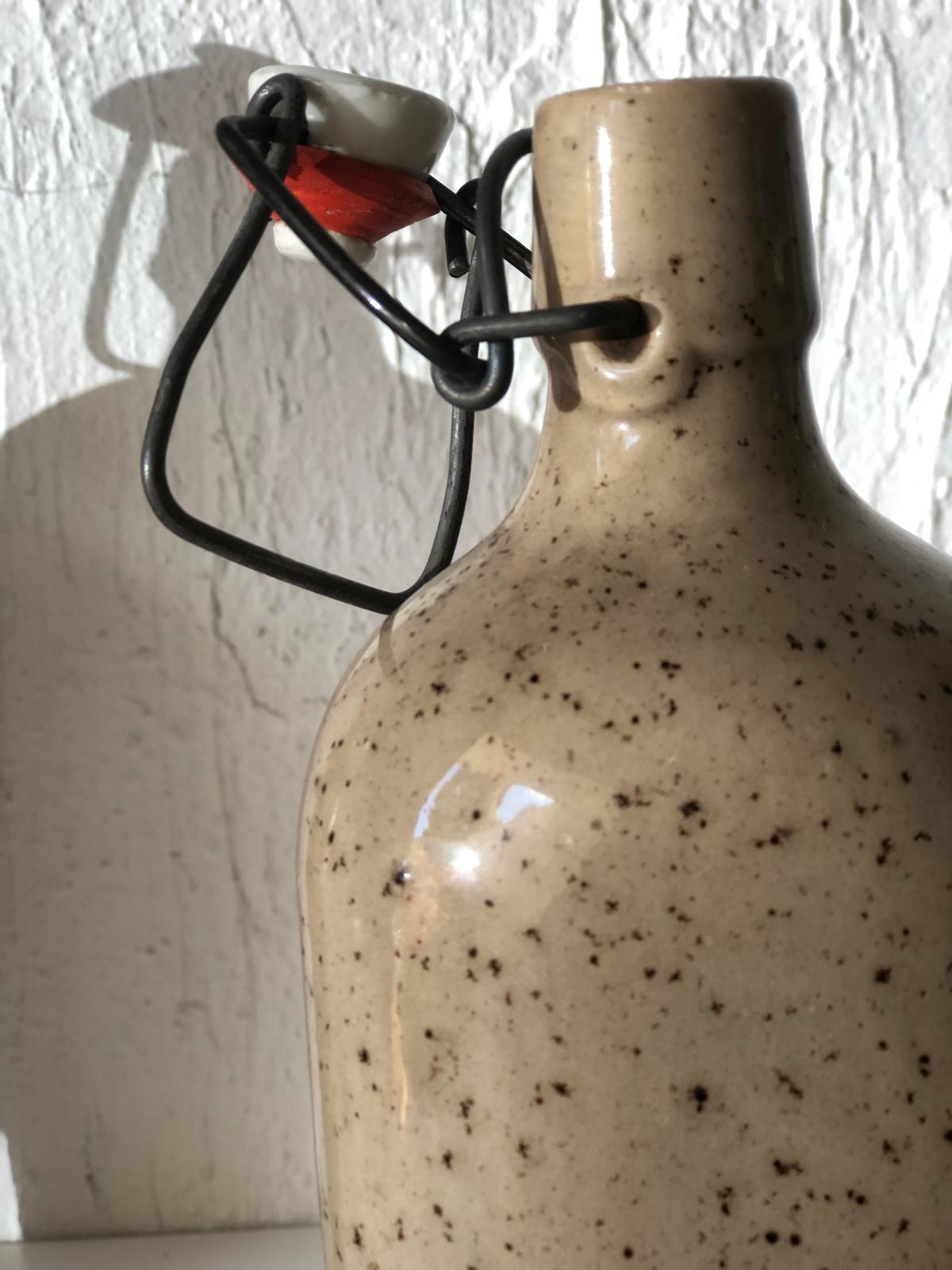 BOUTEILLE Bouchon Grès Moucheté