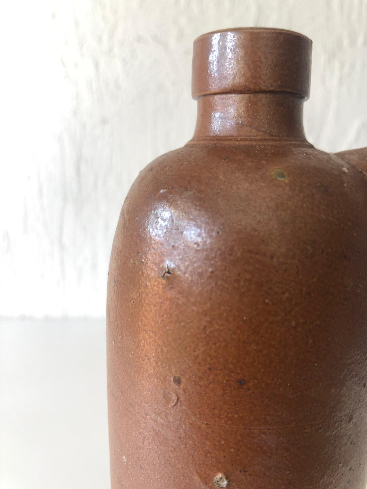 CRUCHE BOUTEILLE Terre Cuite LOGO AMSTERDAM