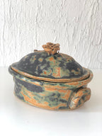 SOUPIERE Terre cuite Emaillée Vintage