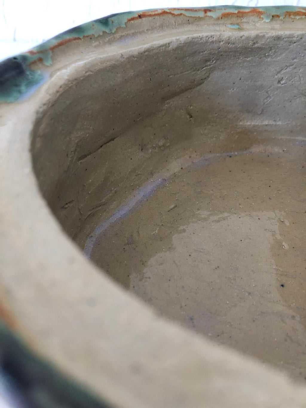 SOUPIERE Terre cuite Emaillée Vintage