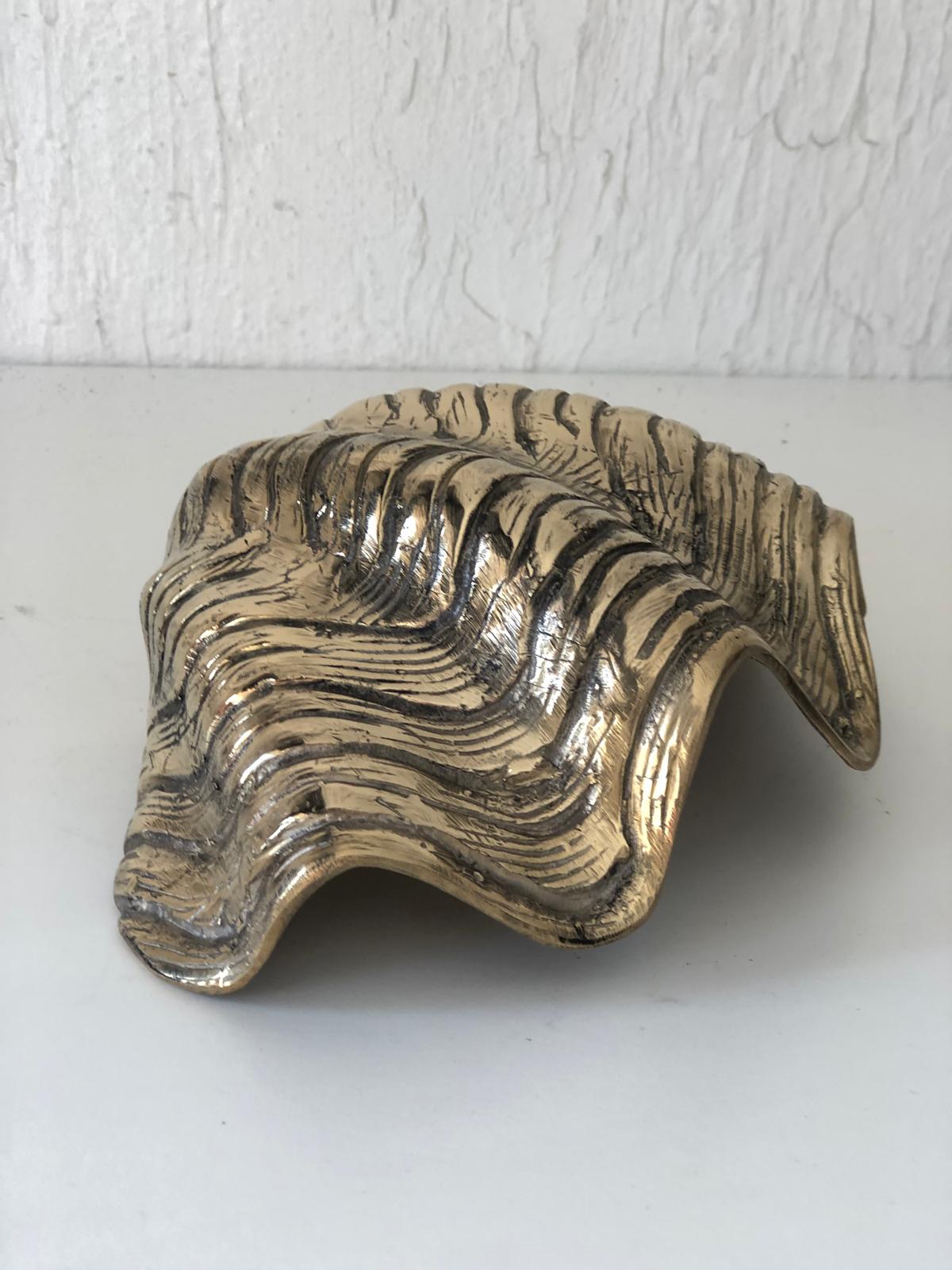 COQUILLAGE Vide Poche Bronze