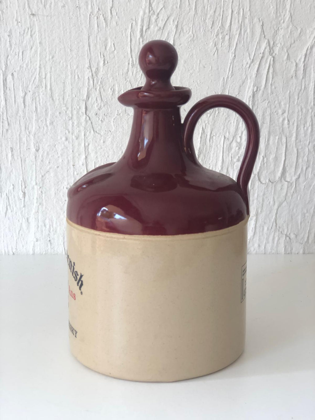 BOUTEILLE SCOTCH WISKY Gde - Céramique 🖋 Grand Macnish.