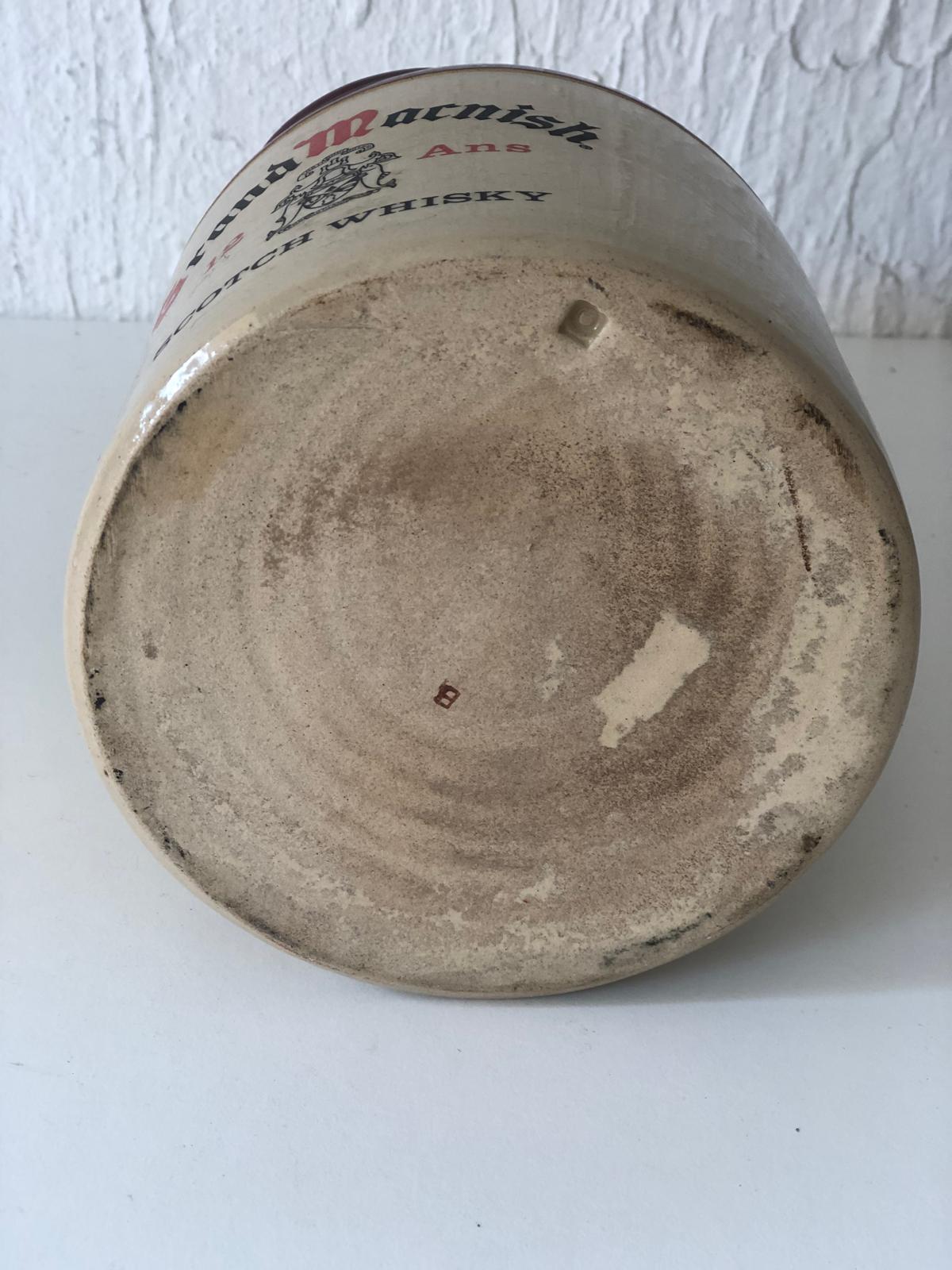 BOUTEILLE SCOTCH WISKY Gde - Céramique 🖋 Grand Macnish.