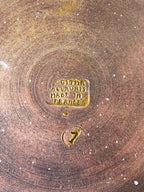 ASSIETTE Céramique Estampillé VALLAURIS  N°1