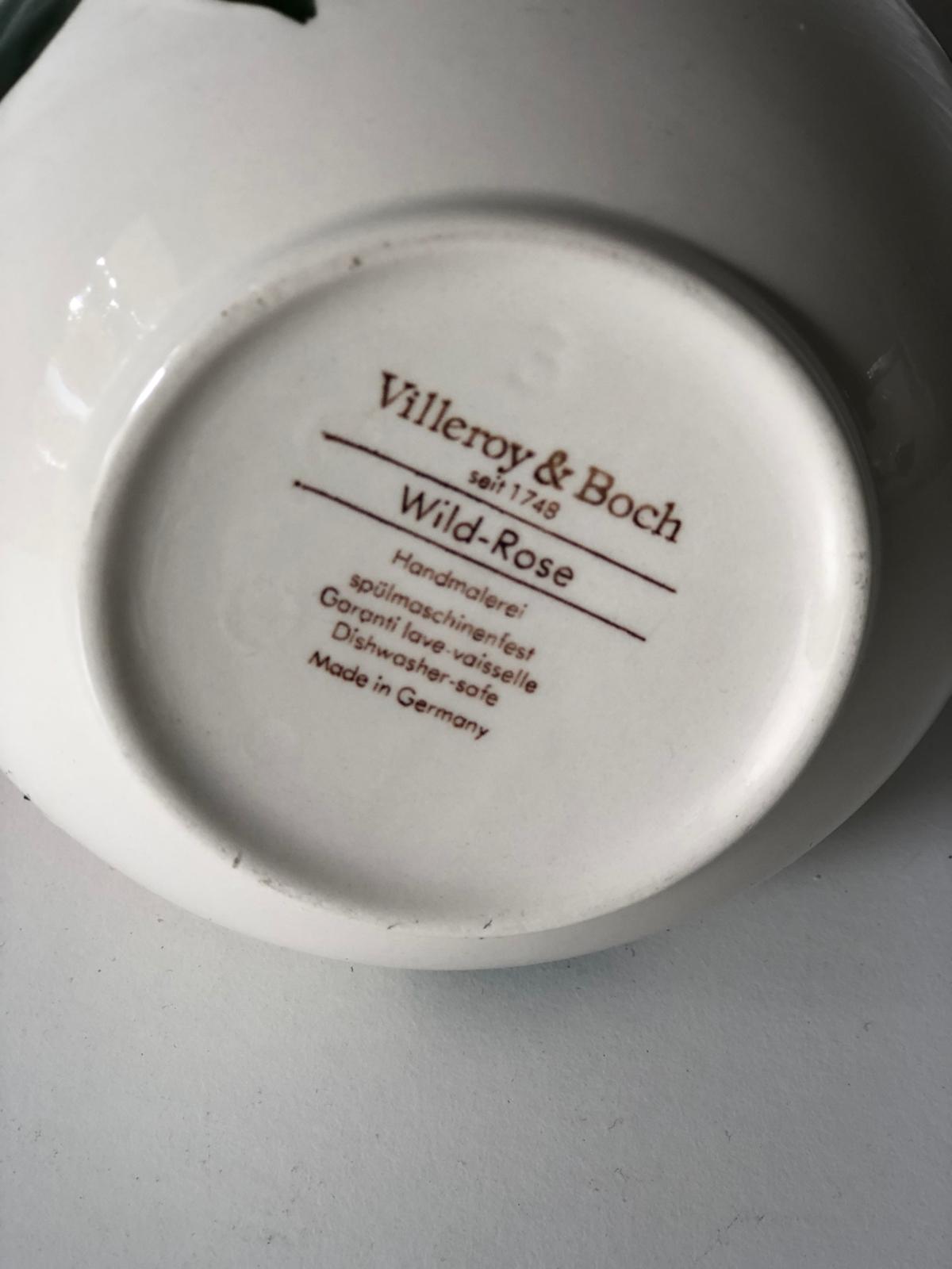 SERVICE à Café PORCELAINE  7 pièces Estampillé VILLEROY & BOCH