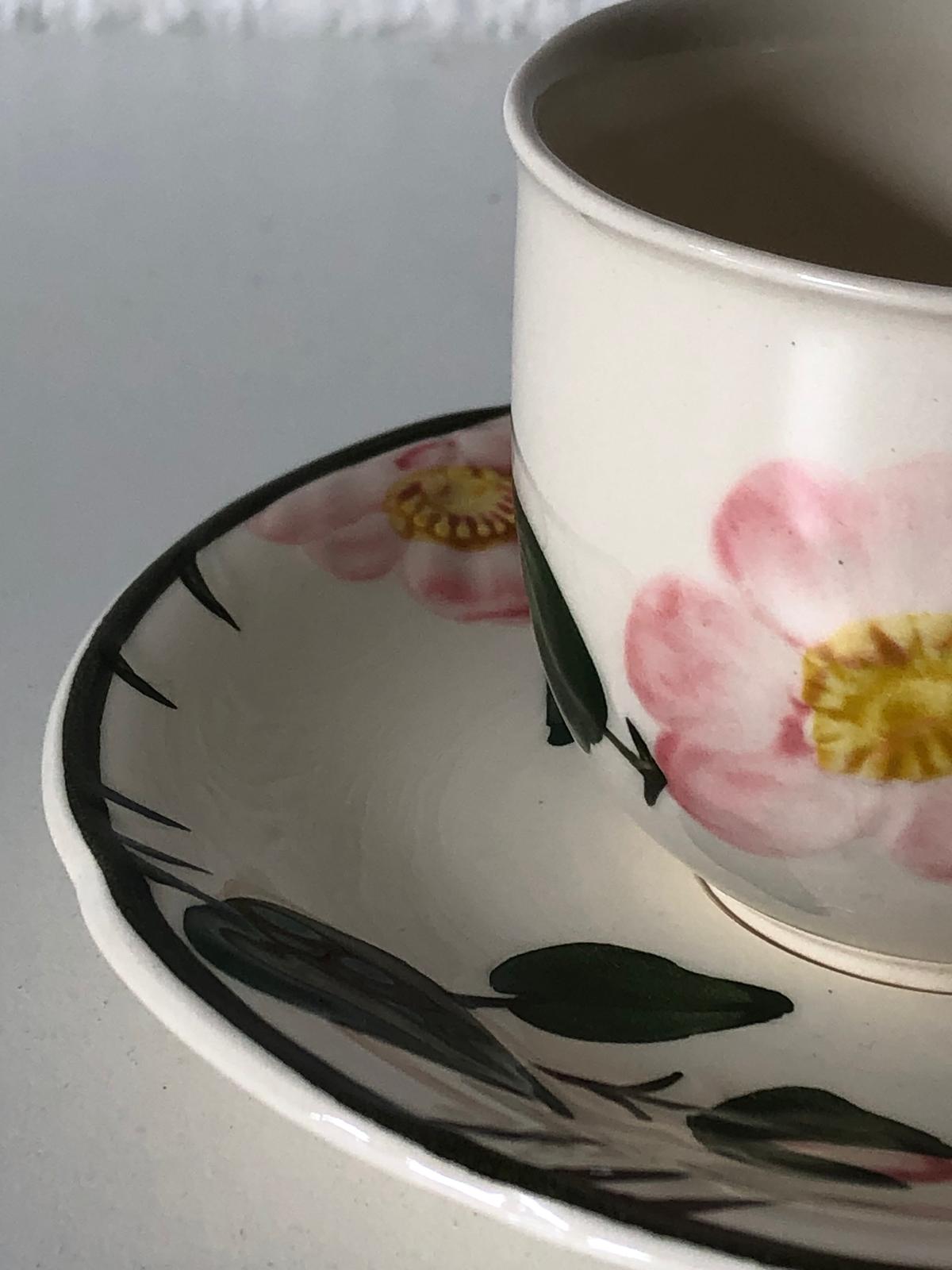 SERVICE à Café PORCELAINE  7 pièces Estampillé VILLEROY & BOCH