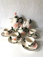 SERVICE à Café PORCELAINE  7 pièces Estampillé VILLEROY & BOCH