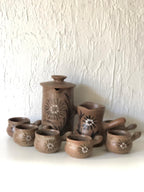 SERVICE A CAFE / THE Terre Cuite 8 pièces