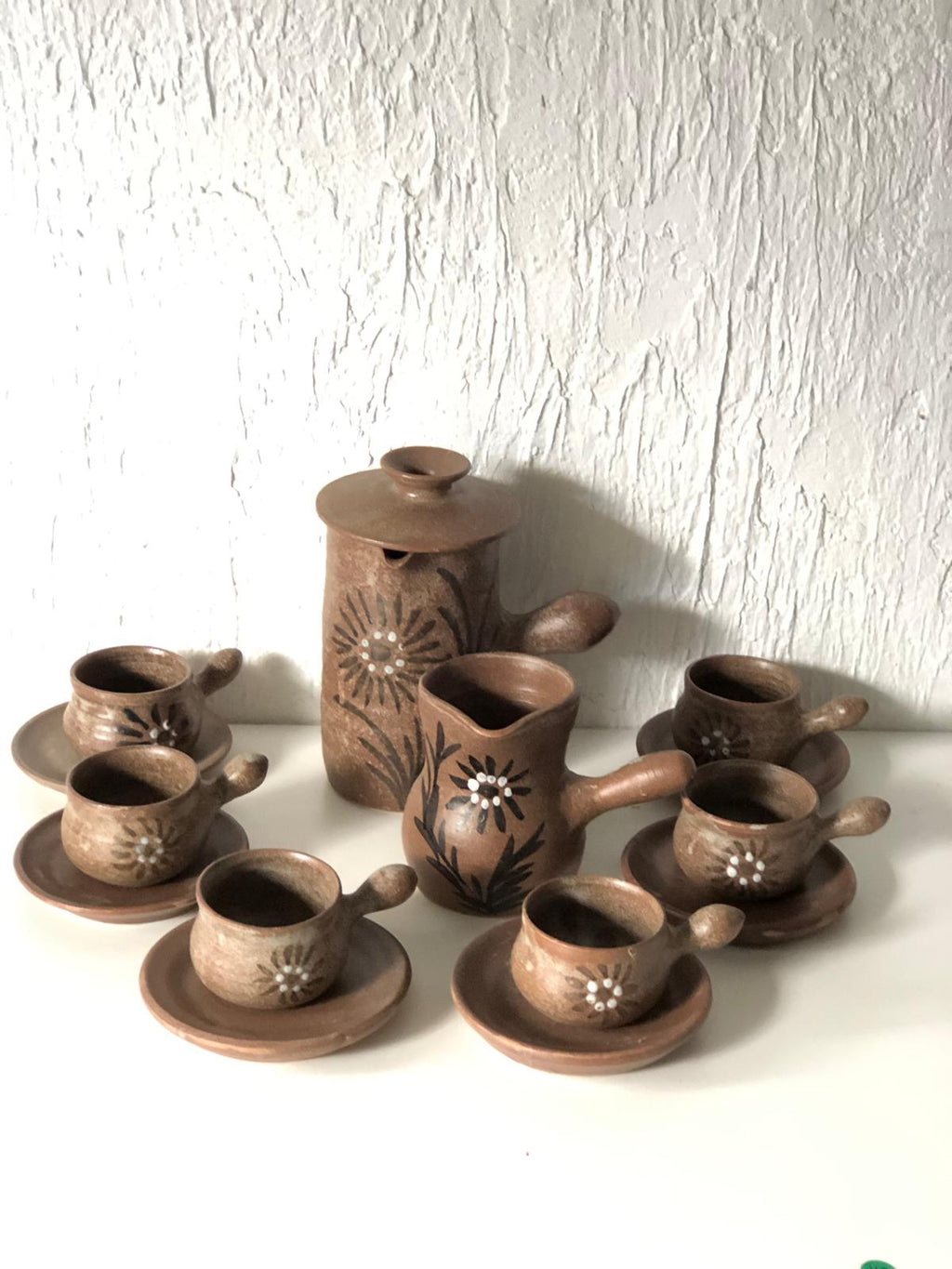 SERVICE A CAFE / THE Terre Cuite 8 pièces