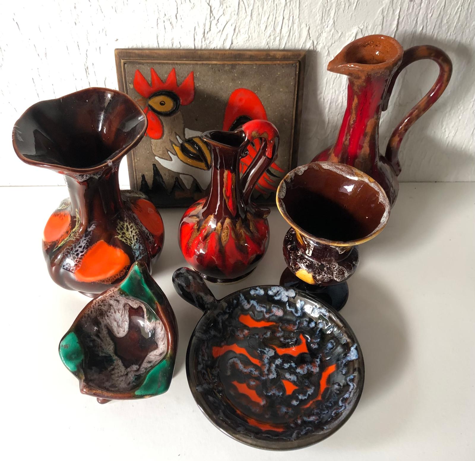 PICHET à LIQUEUR /  VASE Signé VALLAURIS