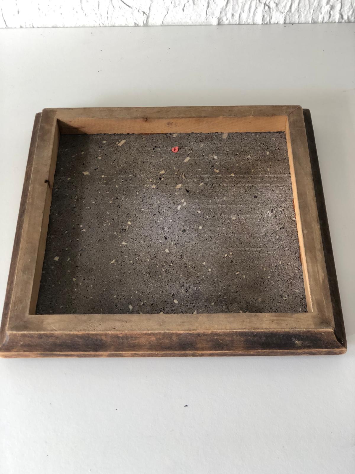 SOUS PLAT Bois et Céramique