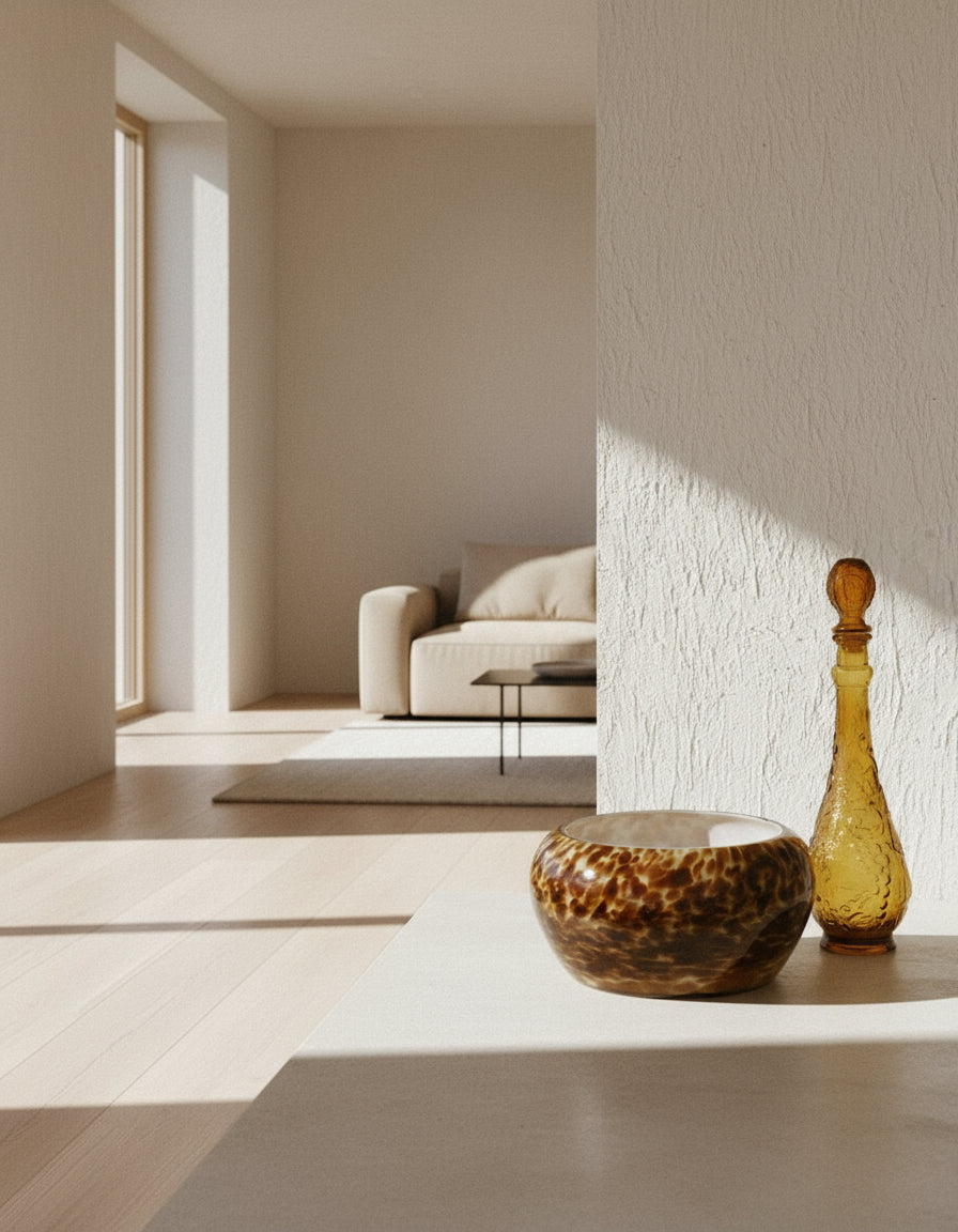 BOUTEILLE Verre Grapevine d'Empoli Italie. V