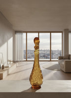 BOUTEILLE Verre Grapevine d'Empoli Italie. V