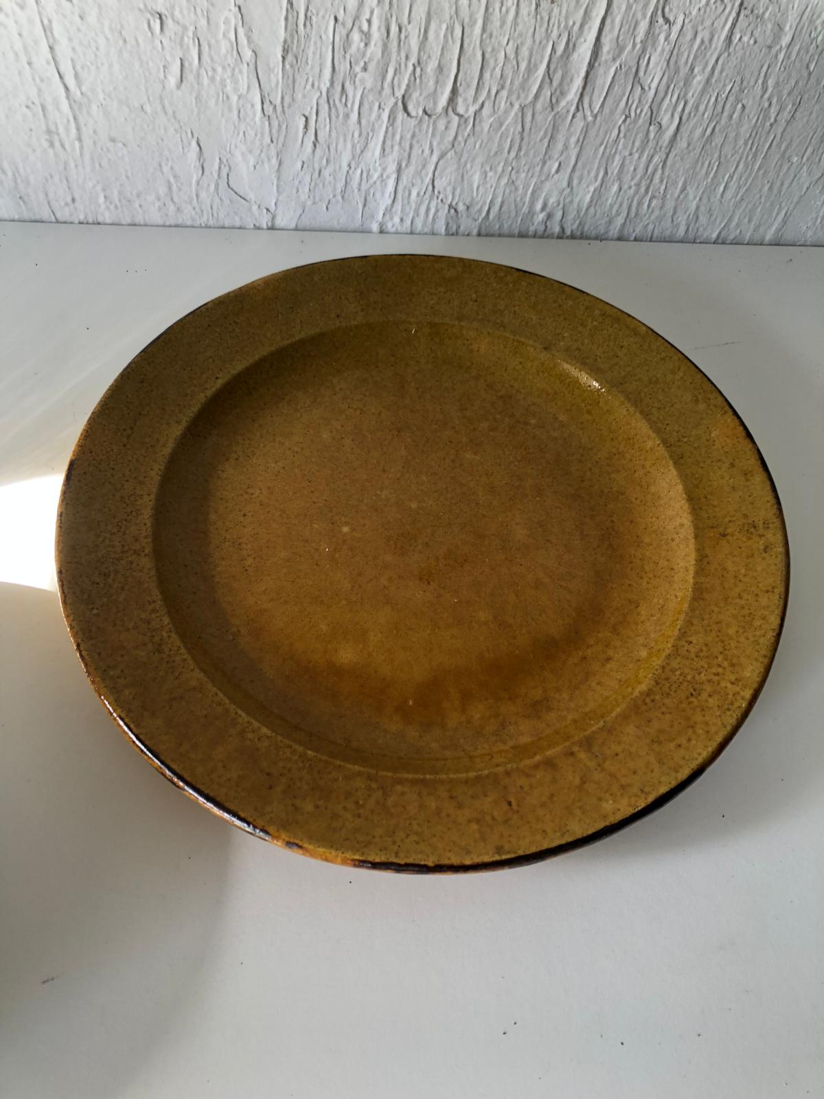 ASSIETTE Céramique Estampillé VALLAURIS  N°1