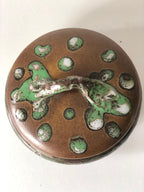 BONBONNIERE Grès de Puisaye  Signé ALFRED LEBRET.