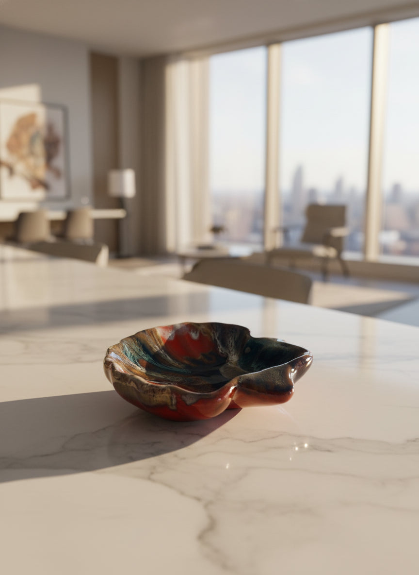 VIDE POCHE COQUILLAGE Style VALLAURIS