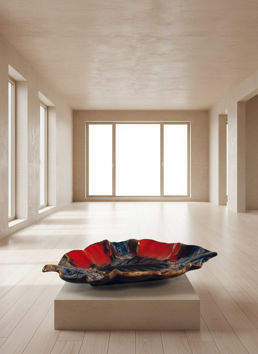 PLAT VALLAURIS FEUILLE