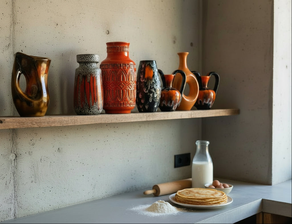 VASE BAY WEST GERMANY Estampille V